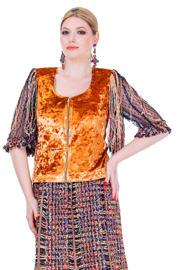 Bluza catifea MT-11